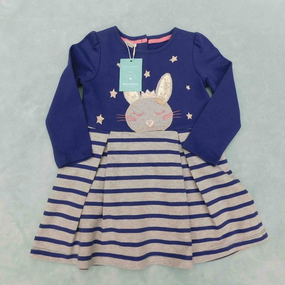 Monsoon Other - Monsoon NWT 18-24M Embellished Bunny Dress
